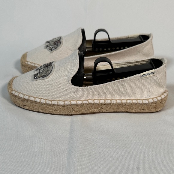 Soludos Elephant Smoking Slipper Espadrilles Anthropologie Size 7 - Picture 8 of 11